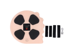 Máquina De Boxe Musical Inteligente Fitness Treinador Eletrônico Profissional Rosa