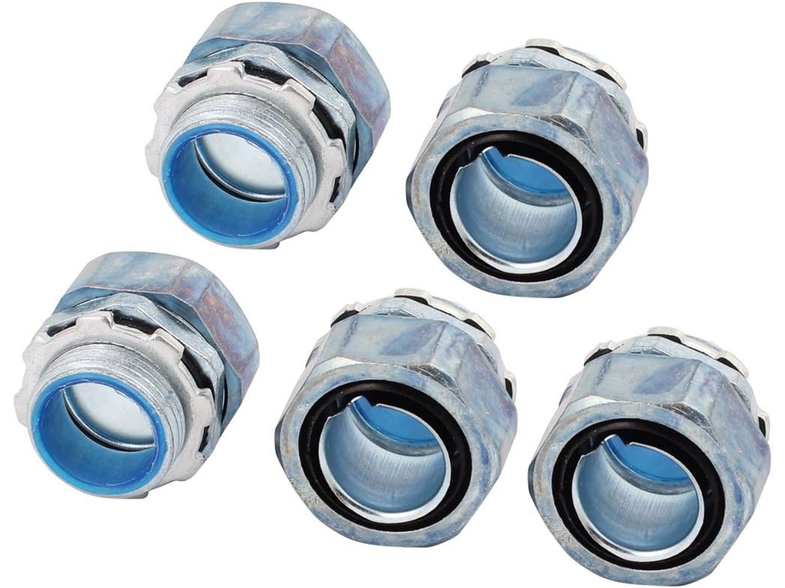 5 Piezas Adaptador Recto Para Conexión De Manguera Nbg-06g De 3/4" De Diámetro Exterior X Tapón De