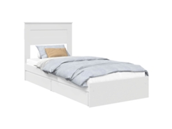 Maison Exclusive - Cama Con Almacenamiento 75 X 190 Cm Madera De Ingeniería