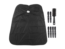 Mantilla De Peluquería Para Adultos Talla Grande Con Cuello Elástico Conjunto De Mantillas De Barbería Y Salón