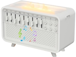 Máquina Ruido Branco 3em1 C/ Humidificador Bluetooth 8 Sons Natureza P/ Dormir
