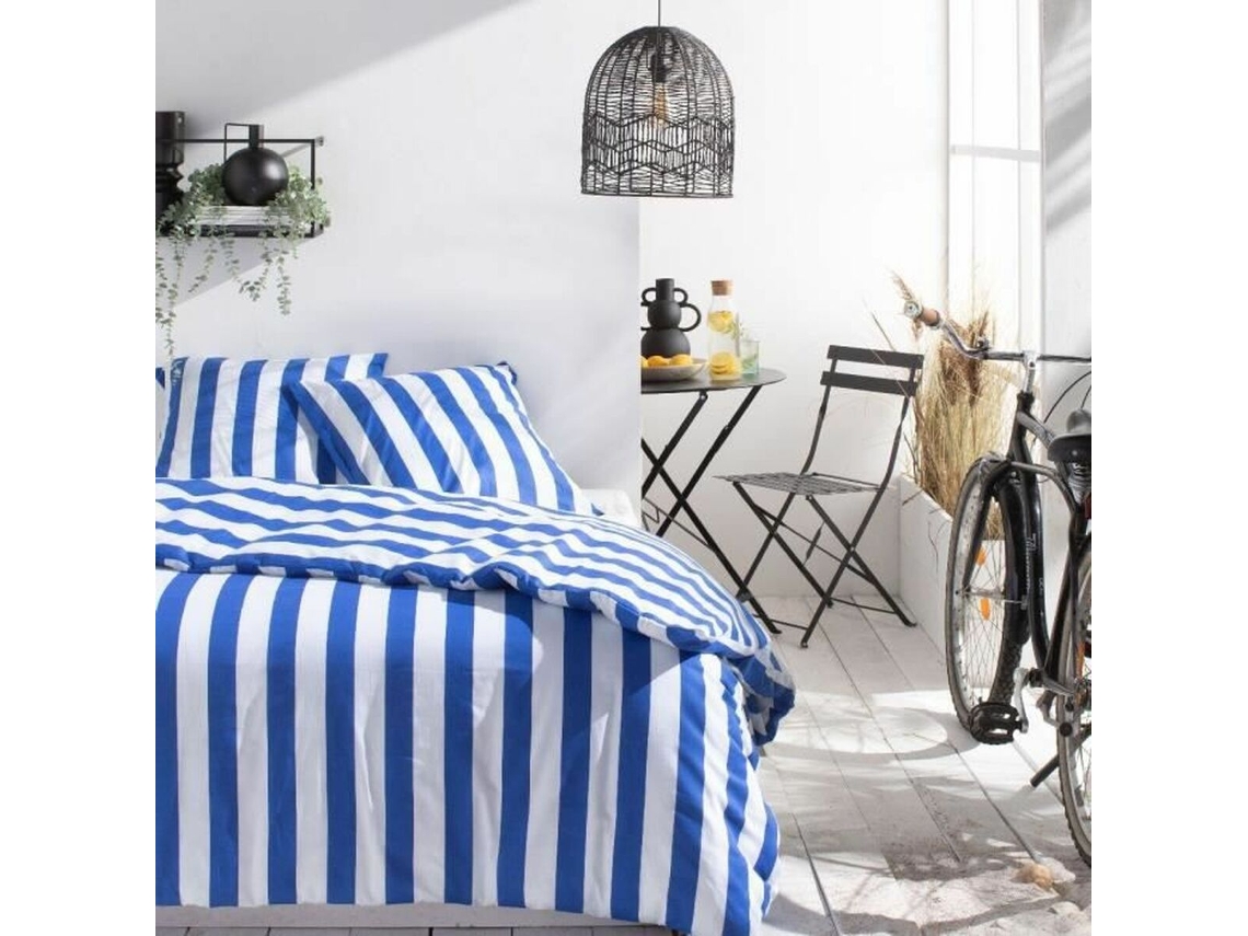 Funda Nórdica TODAY Summer Stripes Azul 240 x 220 cm
