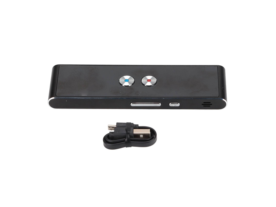 Traductor De Voz Inteligente Portátil T8+ Compatible Con 96 Idiomas Para Viajes, Negocios Y Aprendizaje - Negro