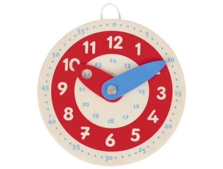 Reloj de Madera Aprende a Leer la Hora GOKI 58485