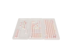 Baoj-2026 Conjunto de 148 teclas PBT com impressão por sublimação para teclado mecânico gamer DIY, com cores vibrantes e design ergonômico.