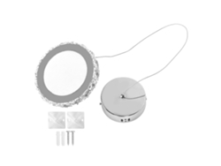 Lámpara colgante de cristal 2026, tipo araña, para comedor y cocina, 12 W, luz blanca, 85-265 V.