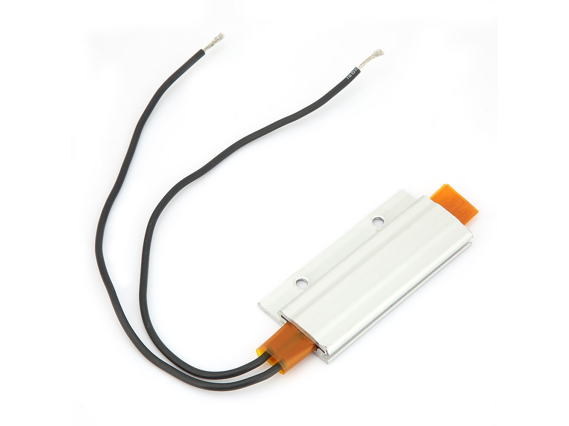 Placa calefactora 2026as-PTC con carcasa termostática de aluminio de 60*28*7 mm y 12 V/110 ℃