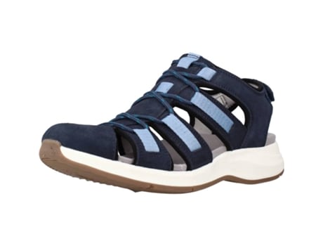 Zapatos de Mujer CLARKS Solan Sail Combi Tecido Azul (37)