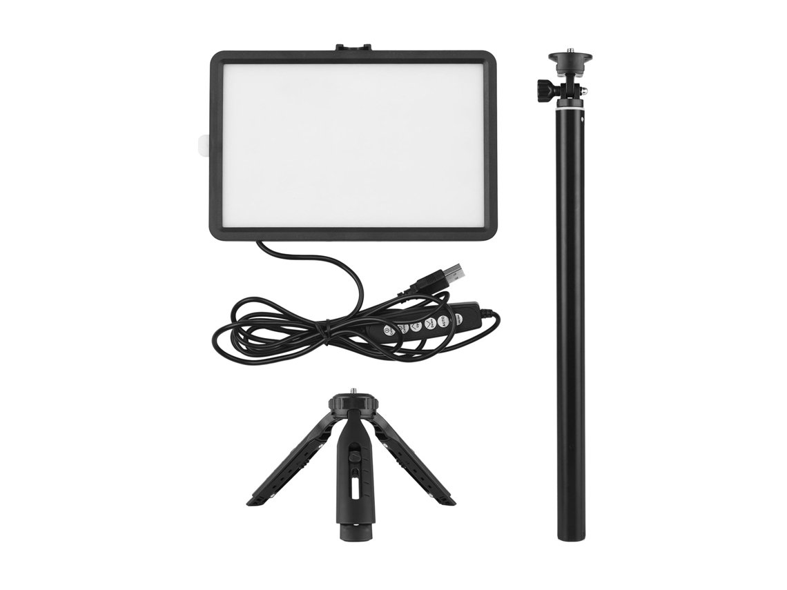 2026-luz Led Rgb Para Mesa Y Streaming Con Trípode, Ideal Para Video Conferencias Y Grabaciones