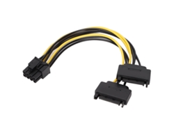 Vlrla-2026novo2 Piezas De Cables De Alimentación Dual Sata A Pcie 8pin Para Tarjeta Gráfica