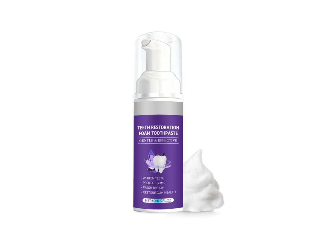 Mousse dental blanqueadora y quitamanchas