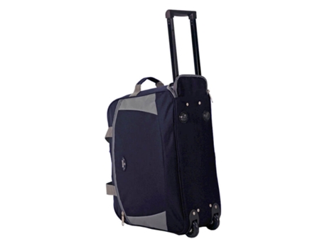 Bolsa De Viaje Benzi Con Ruedas 44Cm Bz5405 Azul/Gris