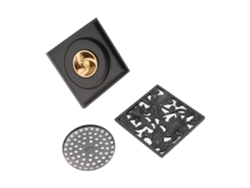 Desagüe de suelo con filtro de acero inoxidable y cobre