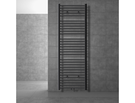 Radiador toallero de baño 60x180 cm calefactor antracita estufa diseño curvado LUXEBATH