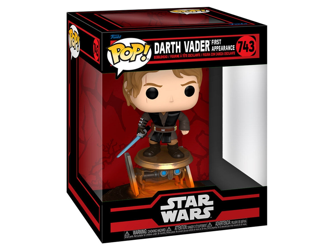 Figura B.active de primera aparición de Darth Vader de Star Wars de Pop Rides Deluxe
