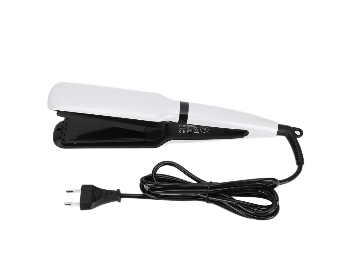 Plancha Y Rizador De Pelo Lcd De Doble Uso Herramienta De Estilismo Con Temperatura Ajustable