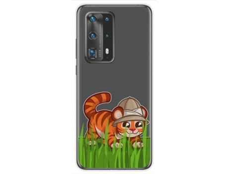 Carcasa Huawei P40 Pro TUMUNDOSMARTPHONE Dibujos Transparente Multicolor