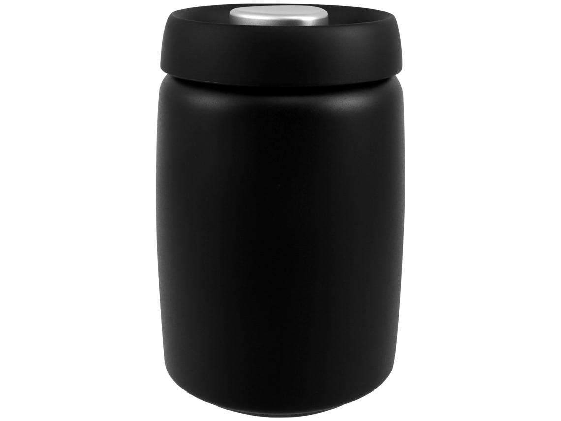 Recipiente para café MDUG de 1200 ml en acero inoxidable 304 con sellado al vacío (negro)