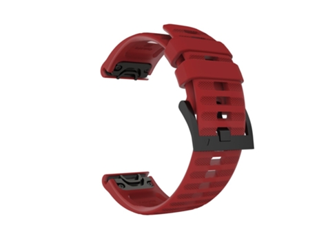 Correa de Silicona ajustable para Garmin Fenix 7/6 Sapphire GPS/6 Pro GPS/6 GPS/5 Plus/5 - tinto