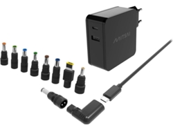 Cargador MITSAI MPA4219 (Outlet Grado A - PC - Universal - 2 USB - 8 puntas - 45W)