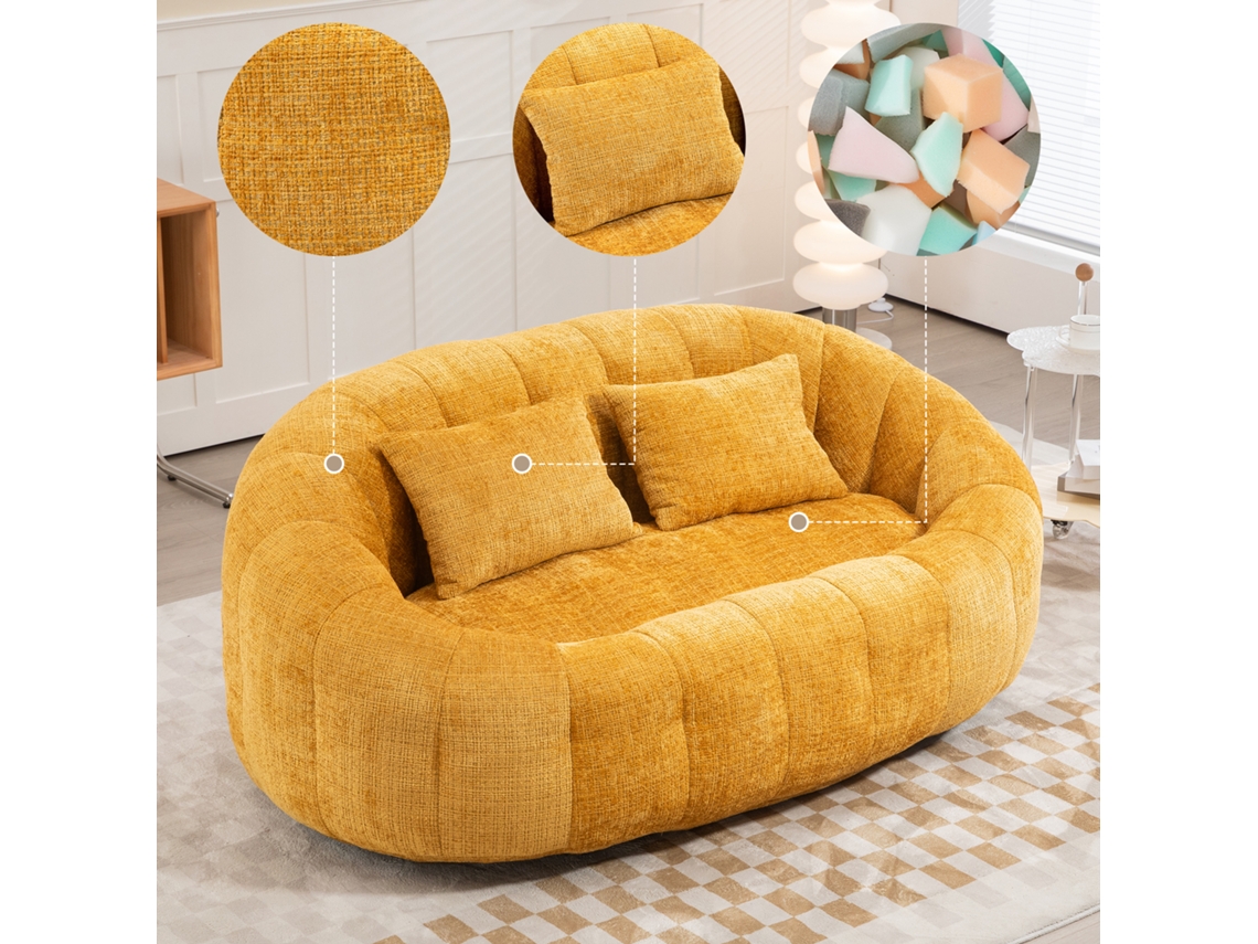Silla De Suelo 3 En 1, 13 Posiciones, Metal, Espuma, 55 X 71 X 53,5 Cm