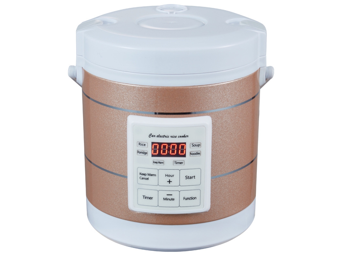 Olla arrocera de 12 24 V para coche, furgoneta, 1,6 l, para viajes, conducción, mantiene el calor, hervidor de agua, marca no disponible