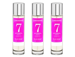 3x CARAVAN Perfume de Mujer Nº7 - 150ml