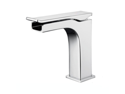 Grifo Mezclador De Lavabo 801 De Latón Cromado, Colección Enipée