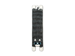 2026-alfombra De Baño Adorable Forma De Gato Largo Terciopelo Suave Grueso Antideslizante 60x160cm Gris