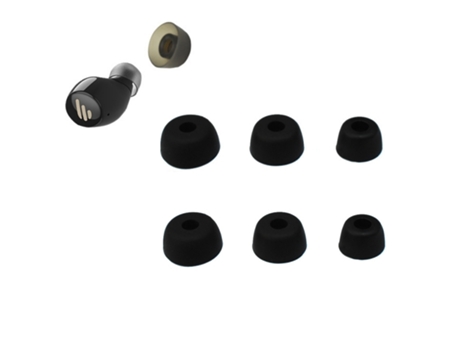 Tapones de oídos de silicona para Jabra Elite 75t/ 65t/ Active/Sport Evolve, S/M/L Negro