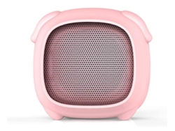 Altavoz Bluetooth inalámbrico portátil Yizhood Pink Pig para niños