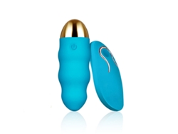 Vibrador de control remoto de 12 frecuencias, estimulador de clítoris femenino (Azul) YIZHOOD