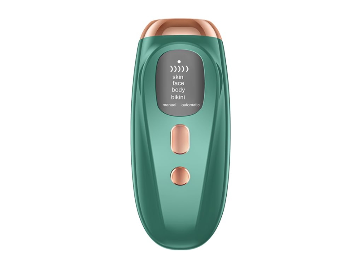 Dispositivo de depilación IPL JYTGALX para axilas, piernas y zona del bikini (verde)