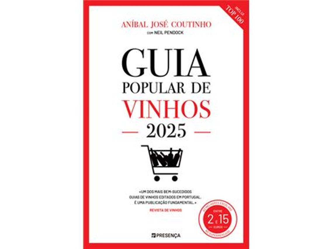 Libro Guia Popular de Vinhos 2025 de Aníbal José Coutinho (Portugués)
