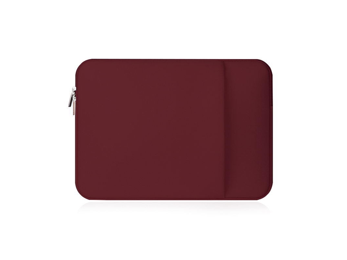 Funda Protectora Para Ordenador Portátil De 13 Pulgadas, Funda Acolchada Suave Con Cremallera, Bolsa Para Ordenador, Claret CHRUI