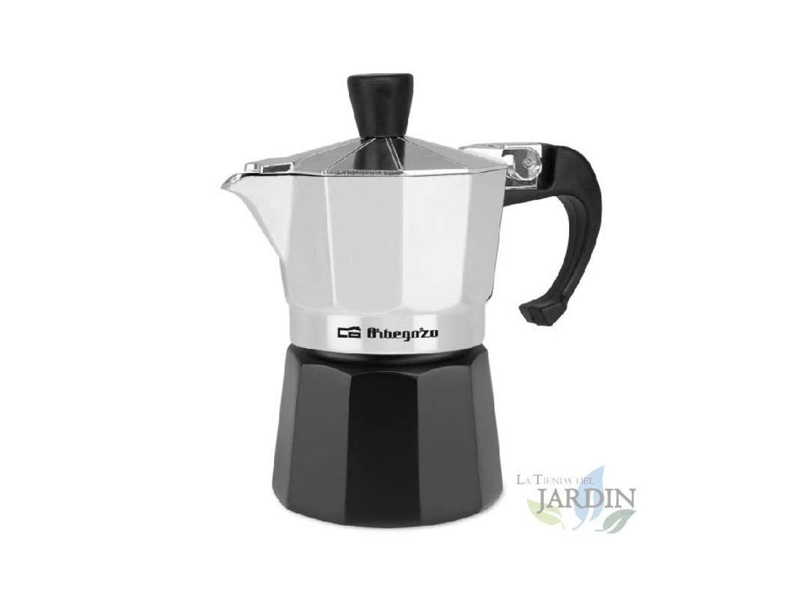 Cafetera Italiana ORBEGOZO Aluminio (1 Chávena)