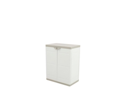 PLASTIKEN Medio Armario PLASTIKEN Titanium 70 cms 2 estantes | 70 x 44 x 88 CMS