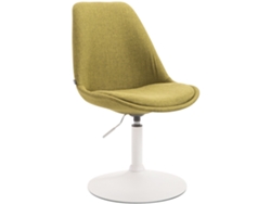 Silla de comedor en tejido CLP Maverick verde/blanco