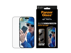 Protector de pantalla PANZERGLASS® para iPhone 17 Pro, ajuste ultra ancho (instalación rápida en caja)