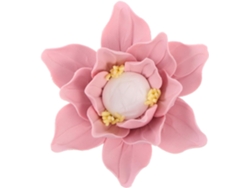 Adorno Colgante Pared Magnolia Cerámica 3 54 1 57 Pulgadas Estar Dormitorio Oficina Floral X Sala