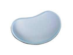 Cómodo reposamuñecas para ratón, ideal para oficinistas y jugadores. Almohadilla de espuma viscoelástica azul claro. Chennnls