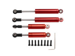 Ymsl Amortiguadores Delanteros Y Traseros De Aleación De Aluminio Para Coches Rc 1/18 Axial, Piezas Rc De Metal Fáciles De Reemplazar Hxl