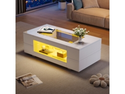 Mesa De Centro Led Con Control Mediante Aplicación Bluetooth, Ideal Para Fiestas, Oficinas Y Salas De Estar.