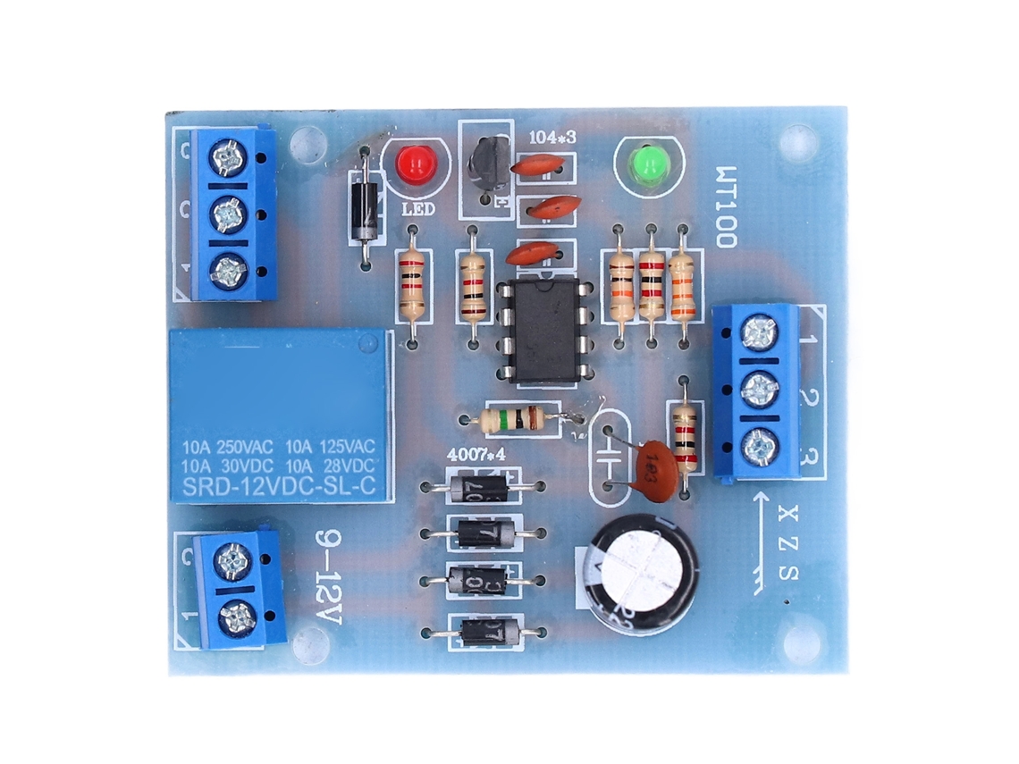 Módulo Sensor De Nivel De Líquido De 12 V Cc Y Controlador De Drenaje Automático