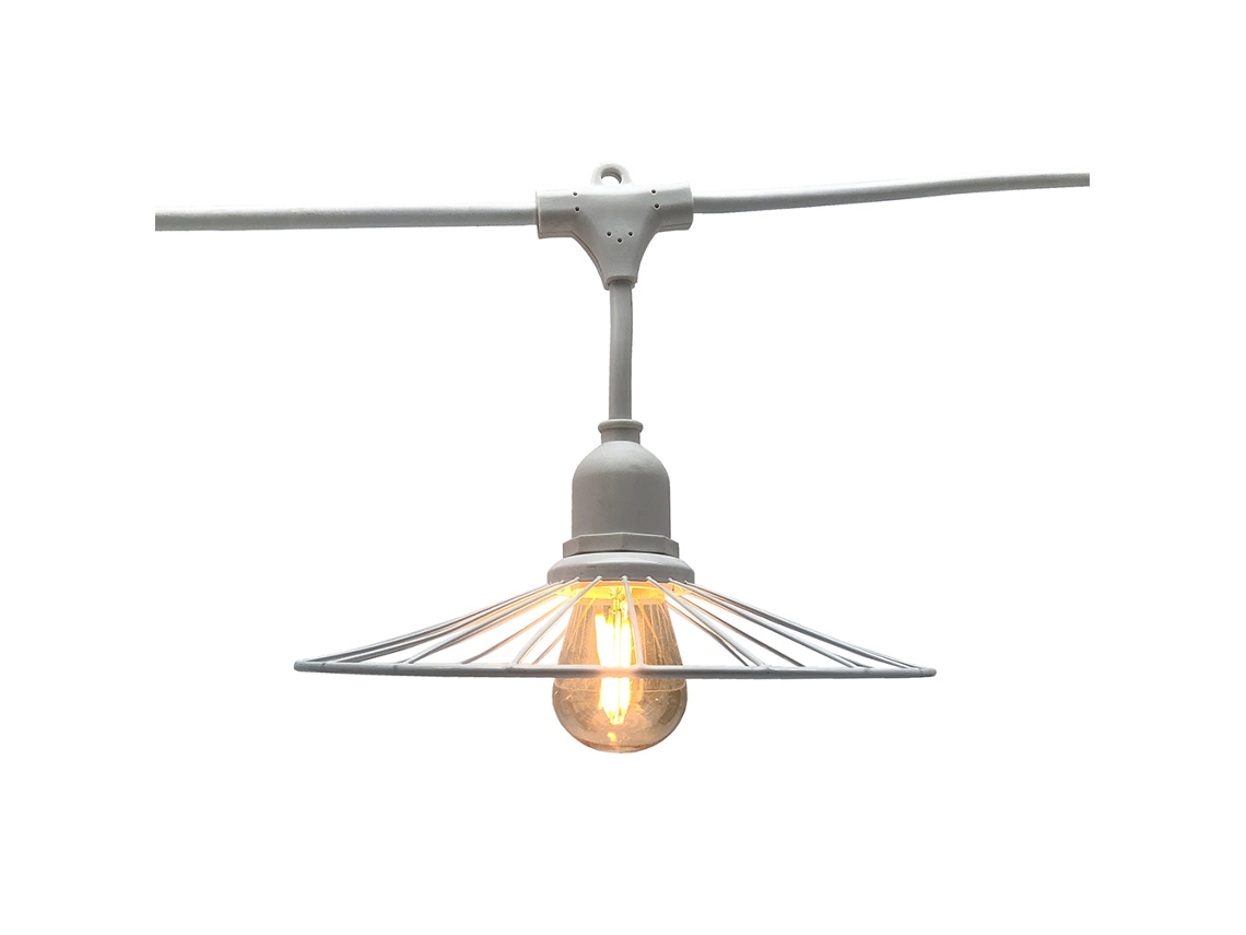 Guirnalda de luces de exterior 6m CHIC WHITE LIGHT CONNECTABLE LUMISKY