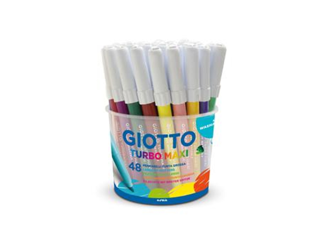 Rotulador Giotto Turbo Maxi (Copa) 48 Unidades (4X12 Colores)
