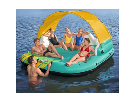 Bestway Colchoneta inflable para 5 personas Sunny Lounge 291x265x83 cm