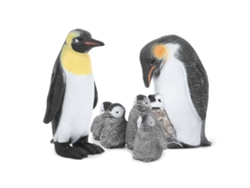 Bjww-modelos De Pinguins Simulados Brinquedos Ornamentos Presente Para Crianças Conjunto De Pinguins Reais