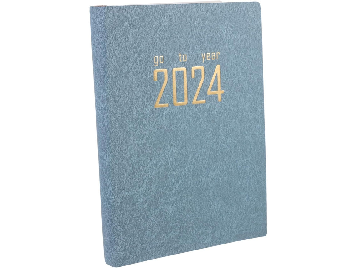 Agenda y calendario 365 en azul claro