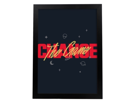 Póster NACNIC Cambia El Juego con Diseño de Rótulo y Mensajes Motivacionales Para El Día A Día.